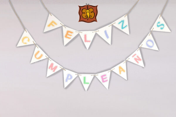 Banderines de papel (pequeños) - Imagen 2