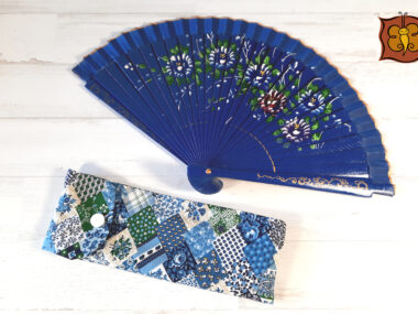 Abanico + funda de tela