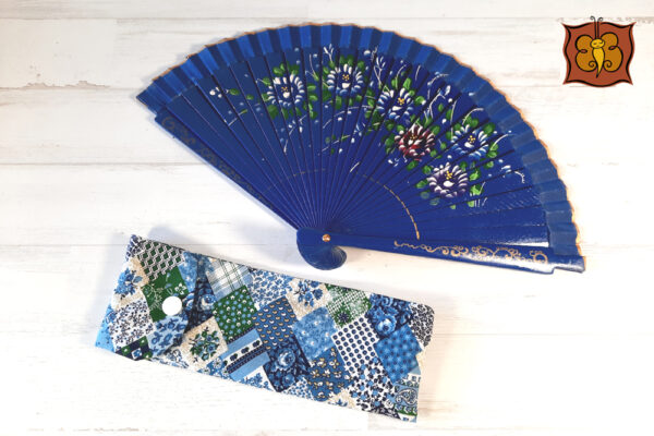 Abanico + funda de tela