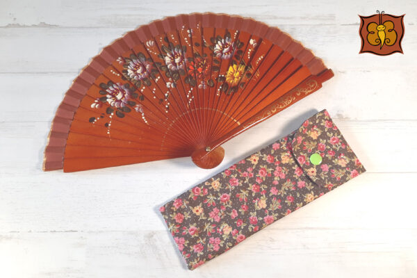 Abanico + funda de tela - Imagen 5
