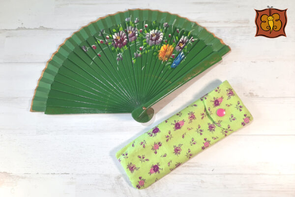 Abanico + funda de tela - Imagen 9
