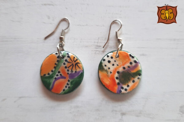 Conjunto collar y pendientes de madera - Imagen 35