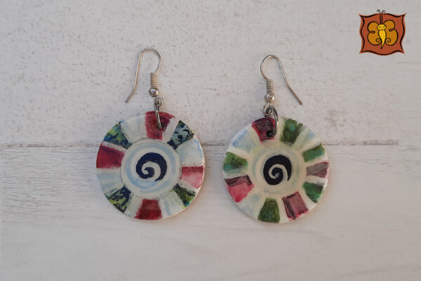 Conjunto collar y pendientes de madera - Imagen 47