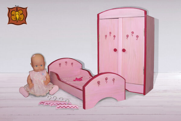 Conjunto habitación muñeco