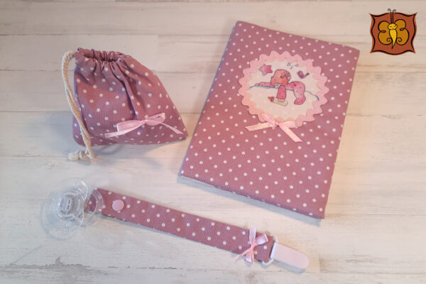 Conjunto sujetachupete + saquito + funda salud - Imagen 4