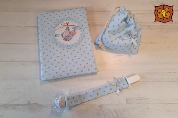 Conjunto sujetachupete + saquito + funda salud - Imagen 3