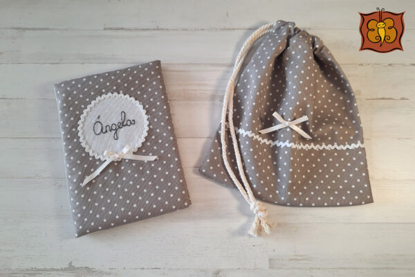 Conjunto sujetachupete + saquito + funda salud - Imagen 7