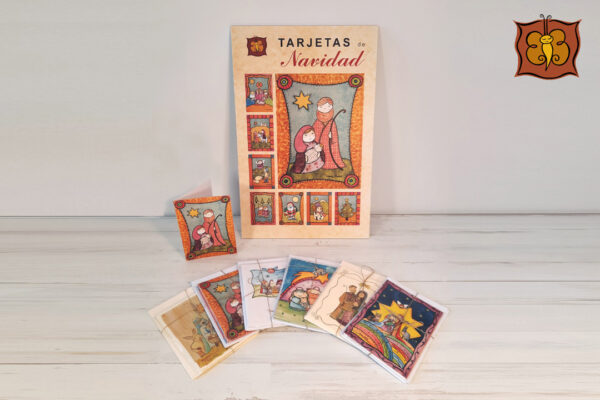 Tarjetas de Navidad (pack de 4)