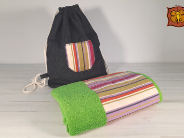 Conjunto toalla y mochila