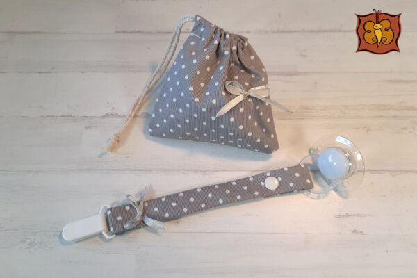 Conjunto sujetachupete + saquito - Imagen 6